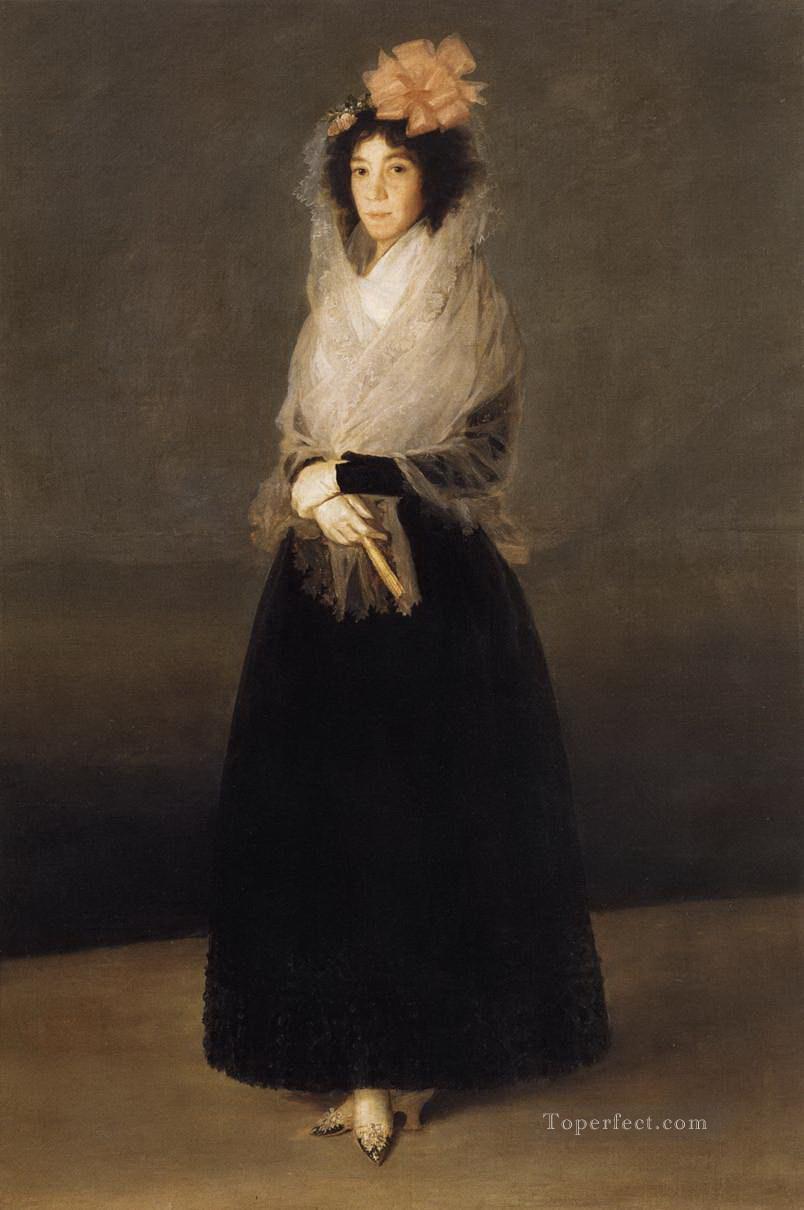 カルピオ伯爵夫人フランシスコ・デ・ゴヤの肖像油絵